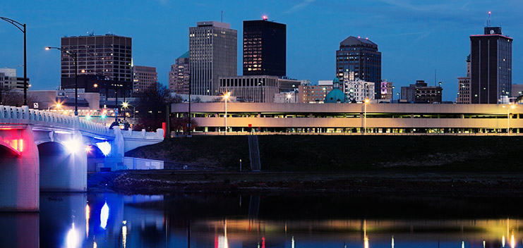 Dayton, Ohio Skyline